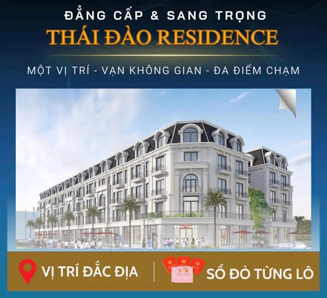 Sổ Đỏ Thái Đào Residence